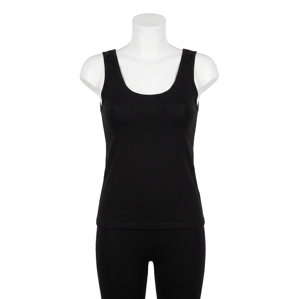 NEW ANGEL bra-friendly tank top in black